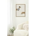 thumbnail image 5 of Kate and Laurel Sylvie Long Dog Framed Canvas Wall Art by July Art Prints, 18x24 Natural, Modern Weiner Dog Wall Decor, 5 of 6