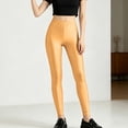 thumbnail image 6 of Warop Women's Sheer Glossy Stretch Milk Silk Leggings, High-Shine Elastic Base Pants for Yoga, Dance, and Daily Wear, 6 of 6