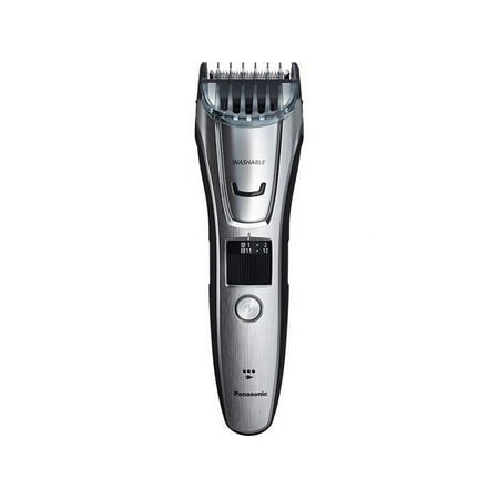 Panasonic - Men’s All-in-One Facial Beard Trimmer and Body Hair Groomer - Silver