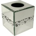thumbnail image 1 of Elegant Home Fashions 90405 Bling Tissue Box Cover - Silver Mirror-Multi Color Beads, 1 of 1