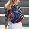 thumbnail image 6 of Yiaed Vibrant Hummingbird Watercolor Art Print Backpack, Premium Laptop Backpack, Travel Backpack for Women, Lightweight Backpacks, Comfortable Back Pack-Small, 6 of 7