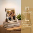 thumbnail image 3 of Unique Bargains Aesthetic Ins Wood Photo Frame Textured White 8" x 10", 3 of 6