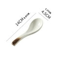 thumbnail image 3 of Clearance Cooking Utensils under $5 Ceramic Soup Spoons Japanese Retro Soup Spoons Chinese Soup Spoon Ceramic Asian Soup Spoons Rice Spoon Flatware Asian Serving Spoons Tableware Meal Partner Fo, 3 of 7