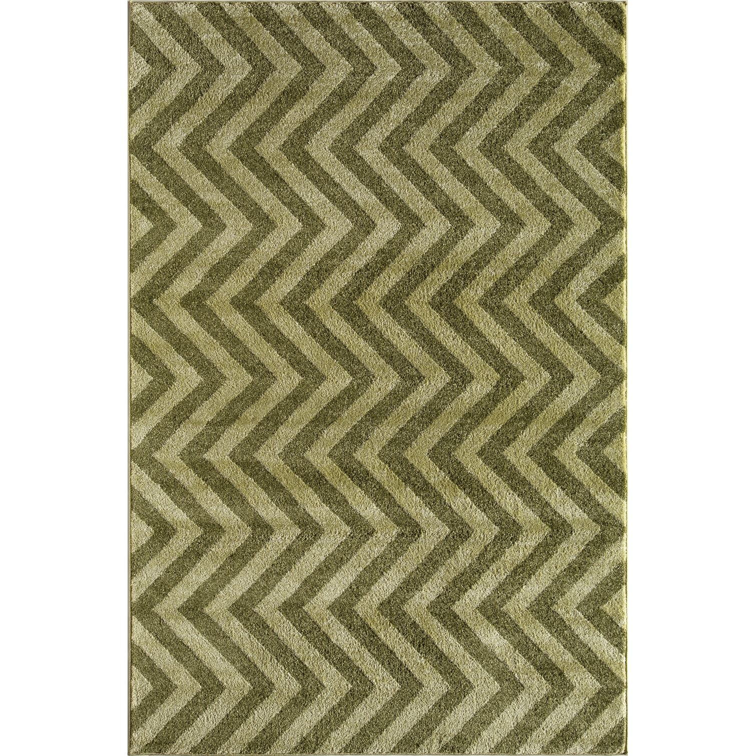 Rugs America Canyon Green Geometric Area Rug Navy Living Room, Bedroom, Dining Room