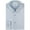 Blue, variant on Men Slim Fit Non-Iron Herringbone Point Collar Dress Shirt