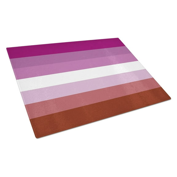 Lesbian Pride Glass Cutting Board Large