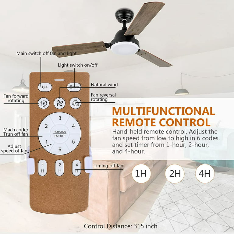 Ceiling Fan With Lights Remote Control
