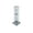 Clear, variant on Azar Displays Four Sided Tower Pegboard, PVC Black, 8 x 40 in