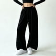 thumbnail image 7 of Drawstring Waist Women Casual Sweatpants Ladies Baggy Lounge Bottoms Pocket Wide Leg Joggers Pant Sports Pants, 7 of 7