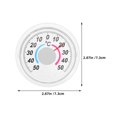 thumbnail image 2 of LEEYNEER Outside Thermometer Patio Thermometer Outdoor Window Temperature Gauge Room Thermometer Window Thermometer For Outside Temperature, 2 of 8