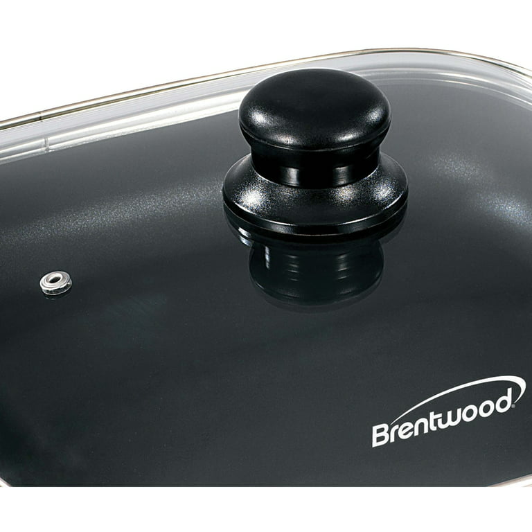 Brentwood 12 in. Electric Skillet with Glass Lid
