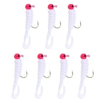 T-Tail Swimbait Soft Plastic Fishing Lures with Scent 1g-4g Lead Head Hook Tail Tail
