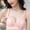 Pink, variant on Christmas! Ohufall Nursing Bras Women's Sexy Ultra-thin Lace Bra Without Steel Ring Breast Feeding Bra