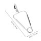 thumbnail image 2 of unbranded 2Ud Pinzas De Acero Inoxidable Para Comida Con Mecanismo De Resorte Y Agarre Ergonómico Color Plata, 2 of 8