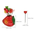 thumbnail image 2 of 1 juego de palillos de frutas, adorables tenedores de frutas, palitos de postre para sándwiches, aperitivos y soportes., 2 of 6