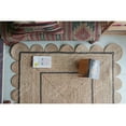 thumbnail image 3 of Chouhan Rugs Natural Jute Scalloped Rug Bohemian Rug Decor Rug Handwoven Rug Custom Rug Decorative Rug, 3 of 5