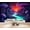 Color 2, variant on Wallpaper Mountain Landscape River Neon Flowers Galactic Sky Colorful Peel and Stick Wall Murals 69"H x 96"W Removable PVC Wall Paper Self-Adhesive Wall Paintings Art Decor for Bedroom Living Room