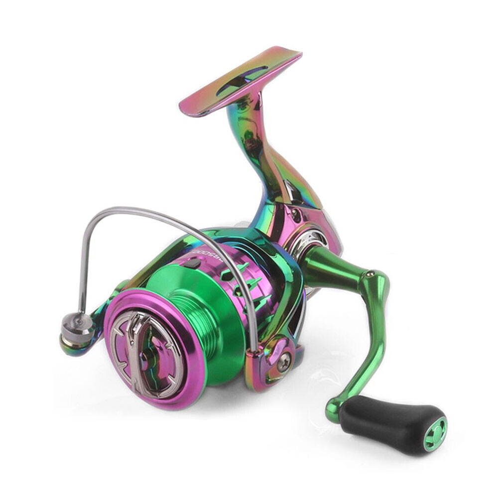 Spinning Reel 10KG Max Drag Fishing Reel 5.2:1 Ratio Lightweight Metal Spool