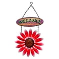 thumbnail image 1 of Cartel De Bienvenida De Flor Colgante Para Placa De Porche De Puerta Delantera Roja Decorativa Sunnimix Cartel de bienvenida, 1 of 8