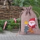 thumbnail image 3 of Bolsa De Regalo De Lino De Navidad, Joyería De Papá Noel, Bolsa De Regalo De Almacenamiento De Dulces De Chocolate Para Niños, Decoración De Fiesta De Navidad 10 Uds. Kearding HA042679-04, 3 of 6