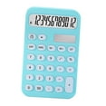 thumbnail image 3 of Calculadora de dígitos, calculadora de escritorio, 12 dígitos, fácil de presionar, antideslizante, con botones ovalados, pantalla LCD, calculadora de Azul Sunnimix Calculadora, 3 of 8