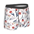 thumbnail image 4 of Uemuo Tulips Flowers Pattern Men's Boxer Briefs,Trunk Anti-Chafing,Comfortable, Durable, and Stylish Underwear-XX-Large, 4 of 9
