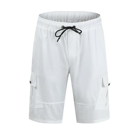 

Mens Shorts Summer Classic Twill Relaxed Fit Drawstring Pocket Short Pants Beach Shorts