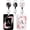 2pack-a, variant on 2 Pack A-Z Letter ID Badge Holder with Clip Badge Reels Retractable Heavy Duty,Keychain,ID Holder for School Nurse Office Z