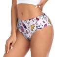 thumbnail image 2 of Fotbe Wine Calzones Estampados para Mujer – Ropa Interior de Algodón, Cómoda, Suave y Elástica-Medium, 2 of 6