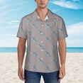 thumbnail image 4 of Haiem Party Shark Cute Printed Hawaiian Shirt for Men - Men’s Casual Beach Summer Shirts - Stretch Fabric with Modern Fit-X-Large, 4 of 9