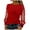 Womens Wequin Top-Z04 Red, variant on Mifsaly Sequin Tops for Women Sheer Mesh Puff Long Sleeve Glitter Blouse Going Out Elegant Mardi Gras T-Shirts Cocktail Party Evening Shirts Fashion Patchwork Carnival Outfits XL