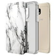 thumbnail image 2 of Samsung Galaxy J7 V 2nd Gen/J7 Refine/J7 Top/J7 Star/J7 Aura/7 Crown/J7 2018 / J7 Eon / J7 Aero Case, Rosebono Fashion Hybrid Graphic Colorful Armor Case for SM-J737 (White Marble), 2 of 5