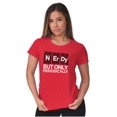 thumbnail image 4 of Periodically Nerdy Chemistry Science Womens Fitted Plus Size Graphic Tee Brisco Brands 2X, 4 of 4