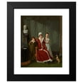 thumbnail image 2 of Jean-Jacques Lagrenée 20x24 Black Modern Framed Museum Art Print Titled - Portrait of General Baudet's Wife and Her Two Children, with a Bust of the General Behind (1814), 2 of 5