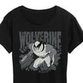 thumbnail image 3 of Marvel Wolverine - Gray Toned Comic - Women's Short Sleeve Graphic T-Shirt, 3 of 5
