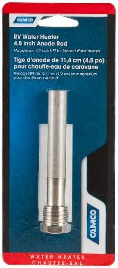 Camco 11552 Atwood 4-1/2 inch x 1/2 inch MPT Anode Rod Bulk