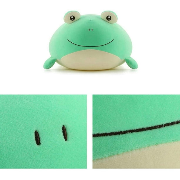 Frog Plush Pillow Round Plush Pillow Super Soft And Comfortable Plush Frog Toy Durable Frog Plush Toy, Plush Stuffed Frog Pillow Toy-15-inch Children