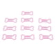 thumbnail image 2 of 100 Clips De Papel De Color Rosa, Clips De Papel Lindos, Clips De Papel De Metal De Galvanoplastia Pequeños Portátiles Con Forma De Hueso Para La Clasificación De Archivos Cuaderno De La Escuela De La, 2 of 5