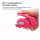 thumbnail image 2 of Stapleless stapler; With this item, you can staple pieces of paper without making holes in the paper (blue), 2 of 5