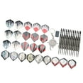thumbnail image 3 of 12Pcs Darts Set Kit,Stainless Steel Tip,Anti Fall Competitive Entertaining Darts Kit For Darts Players, 3 of 8