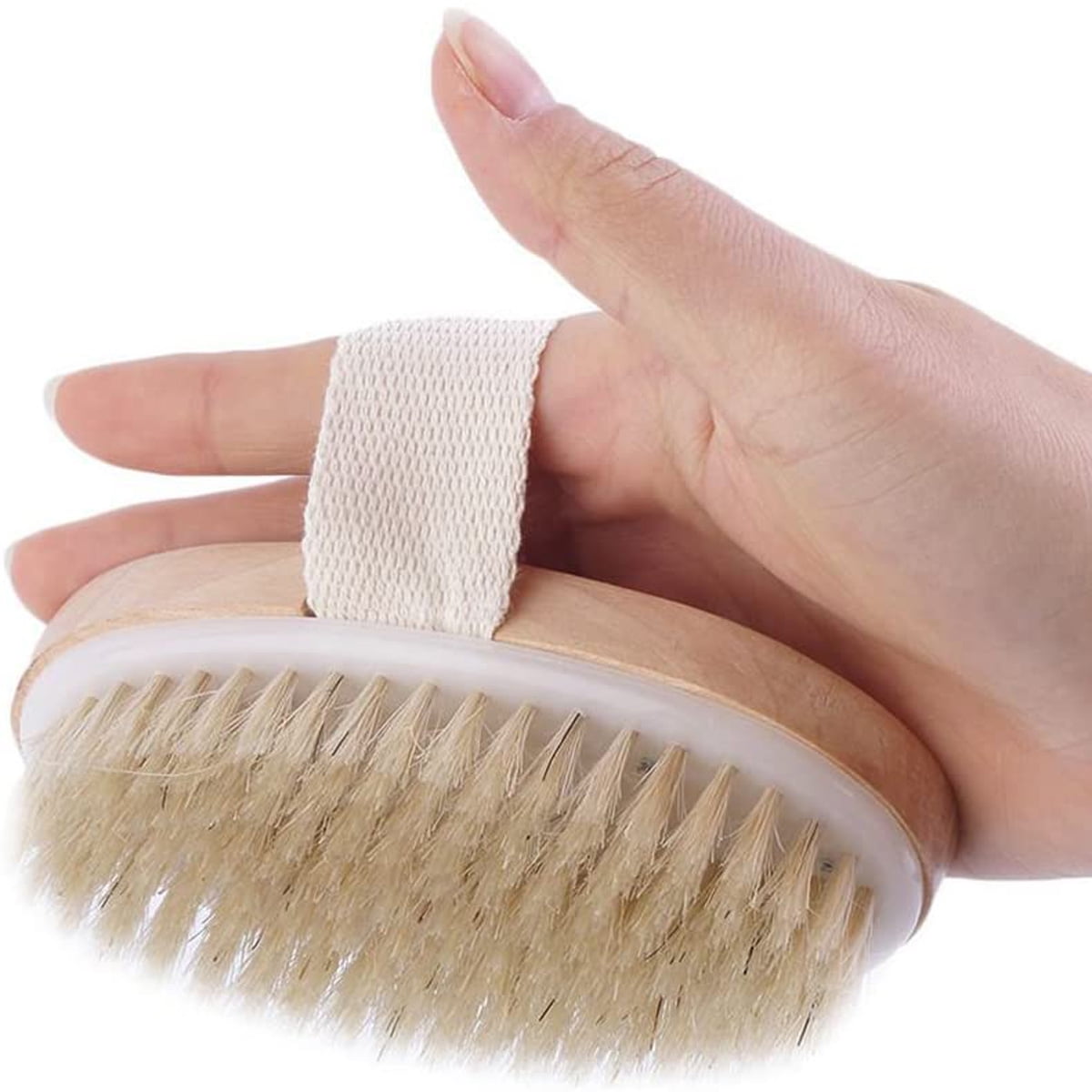 Kuriozud Bath Bristle Exfoliating Sponge Scrub Cleaning Brushes