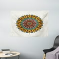 thumbnail image 1 of India Tapestry, Mandala with Vintage Elements on Victorian Backdrop Islamic Arabic Ancient Motifs, Wall Hanging for Bedroom Living Room Dorm Decor, 60W X 40L Inches, Multicolor, by Ambesonne, 1 of 2