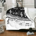 thumbnail image 2 of Music Teacher Gifts Blanket 60"x 50", Music Teacher Appreciation Gifts for Women, Best Gifts for Music Teachers, End of School Year Gifts for Piano Teachers, Thank You Music Teacher Gifts Female, 2 of 5