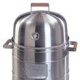 thumbnail image 4 of Americana Grills 351 Pi2 Acier Inoxydable Fumoir à Charbon pour Viande, 4 of 7