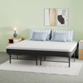 thumbnail image 2 of Bed Frame Metal Platform Bed Frame Mattress Foundation Box Spring Replacement Heavy Duty Steel Slat Easy Assembly Noise-Free Black, (King), 2 of 7
