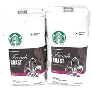 2 Packs of 40 Oz Starbucks French Roast Whole Bean Coffee (80 Oz)