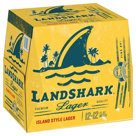 Landshark Lager, 12 Pack 12 fl. oz. Glass Bottles, 4.6% ABV