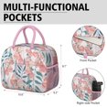 thumbnail image 6 of Flower Lunch Bag for Women Men Reusable Insulated Lunch Bags, Leakproof Cooler Food Lunch Tote Bag, Large Capacity Lunch Box for Work School Travel Picnic, 6 of 7