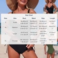 thumbnail image 4 of Rvasteizo Womens Bikinis Set Solid Color 2 Piece Swimsuit Pockets Briefs Sporty Tankini, 4 of 5