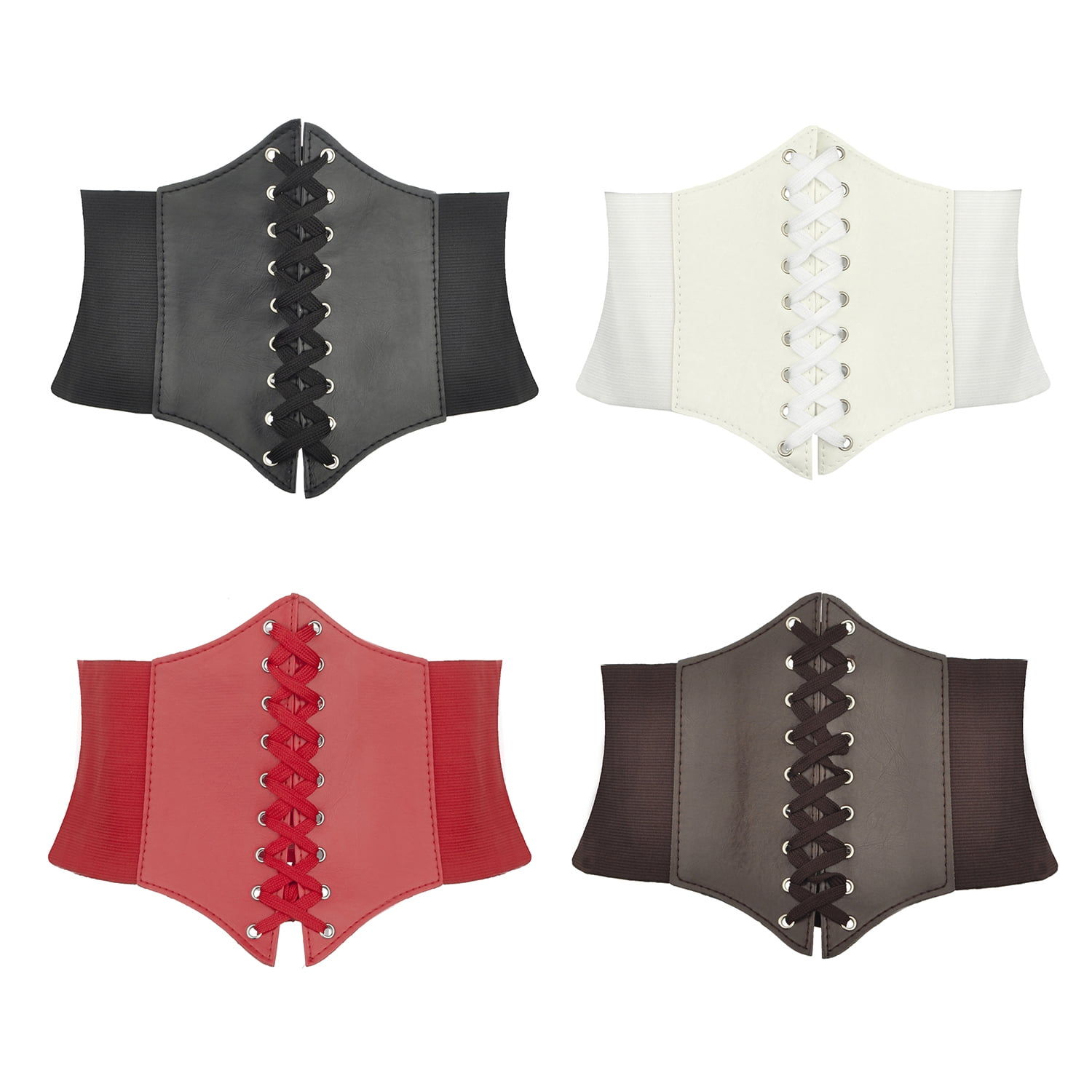 TopTie 7Inch Wide Corset Waist BeltAssortment 1Small